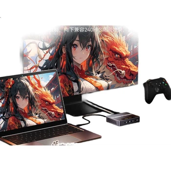 Плата відеозахоплення Acasis HDMI, 4K60Hz HD RGB24, сумісна з камерами Sony Canon, трансляціями Switch2/PS5, смартфонами, планшетами, iPad, ігровими пристроями VC-009Pro