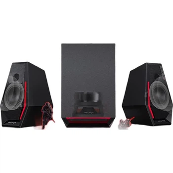 Игровые колонки EDIFIER HECATE G1500 Max 2.1, настольные колонки, Bluetooth-колонки, компьютерные колонки для настольных компьютеров и ноутбуков, черные, подарочная упаковка.