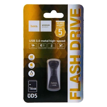 Флешка USB HOCO UD5 Wisdom high-speed USB 3.0 16Gb black
