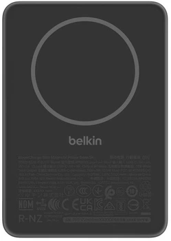 Powerbank Belkin Slim Magnetic 5000 mAh 15W Black (BPD010HQBK)