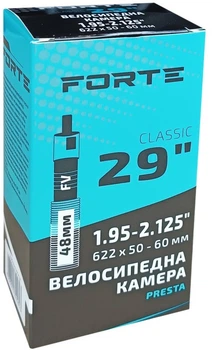 Велокамера Forte Classic 29" х 1.95-2.125 FV 48 мм (BP134560)