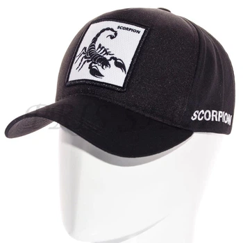 Бейсболка тракер универсальная коттоновая кепка Scorpion Sub21793 L / 57-58 Черный