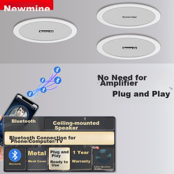 Комплект Newmine K-908A потолочных акустических систем беспроводной Bluetooth