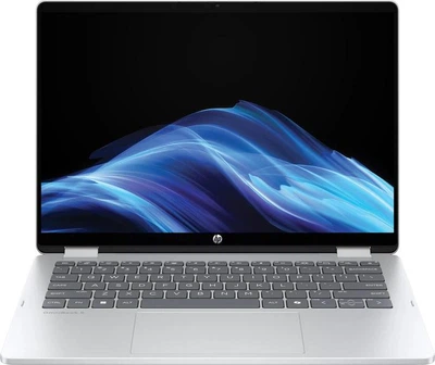 Ноутбук HP OmniBook 5 NG AI Quadro 25C2 (C56ZZEA), Snapdragon X X1P-42-100 / 14" / OLED / RAM 16 ГБ DDR5 / SSD 1 ТБ / Qualcomm Adreno / Windows 11 Home / Cірий