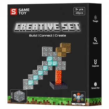 Магнитный конструктор Same Toy Creative Set Sword 48эл mcraft-1197-sm