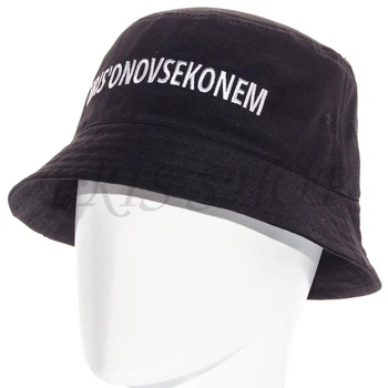 Панама брендовая летняя из хлопка панамка котоновая универсальная Ebisonovsekonem Pkh21903 L / 57-58 Черный