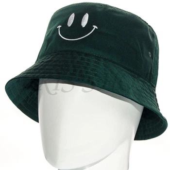 Панама брендовая летняя из хлопка панамка котоновая универсальная smile Pkh21940 L / 57-58 Зеленый