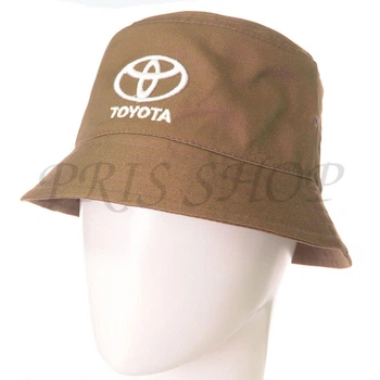 Панама котоновая с автомобильной вышивкой панамка универсальная летняя Toyota Pkh20904 L / 57-58 Хаки