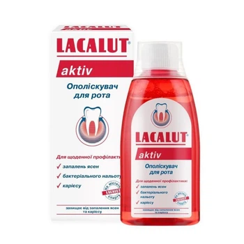 Ополіскувач для ротової порожнини Lacalut Activ 300 мл (GOSP-696491)
