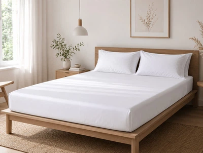 Простирадло SoundSleep 120111739 200х220 см сатин бiлий
