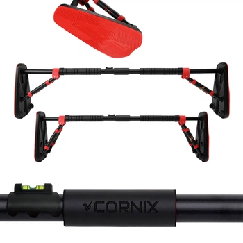 Турнік розсувний Cornix Elite+ 110-140 см XR-0295 Black/Red