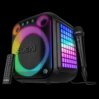 Акустическая система, аудиоколонка Sven PS-880 110Вт RGB Bluetooth и микрофон
