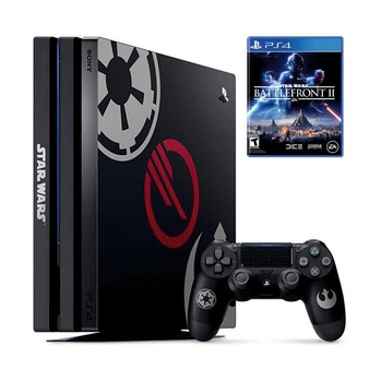 Консоль Sony PlayStation 4 Pro 1TB CUH 71 Star Wars BF II Limited Edition обслуженая + Геймпад беспроводной DualShock 4 + игра Star Wars BF II + гарантия Б/В