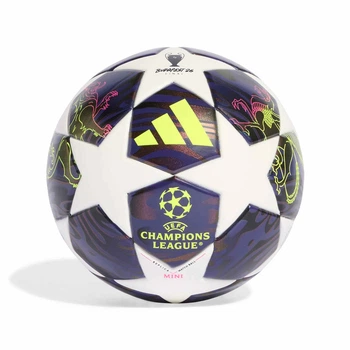 Сувенірний футбольний м'яч Adidas UEFA CHAMPIONS LEAGUE FINAL MINI JX9099, Фіолетовий, Розмір (EU) — 0-1