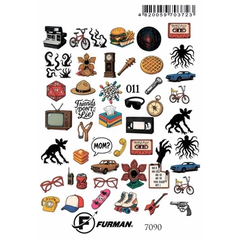Слайдер дизайн для ногтей Furman 7090 (Арт 646)