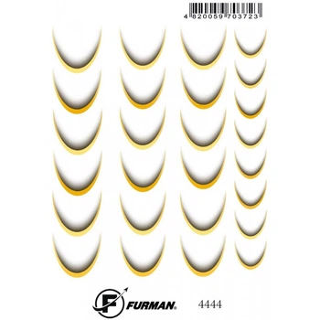 Слайдер дизайн для ногтей Furman 4444 (Арт 620)