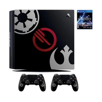 Консоль Sony PlayStation 4 Pro 1TB CUH 71 Star Wars BF II Limited Edition обслуженая + 2 Геймпада беспроводных DualShock 4 + игра Star Wars BF II + гарантия Б/В