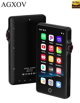 MP3/MP4-плеер AGXOV М30, Bluetooth, Wi-Fi, динамик, ОС Android, Spotify Kids, Audible, Amazon Music, Play Store + наушники