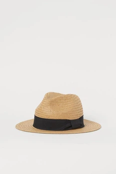 Капелюх H&M бежевий JQXWV040 S/54