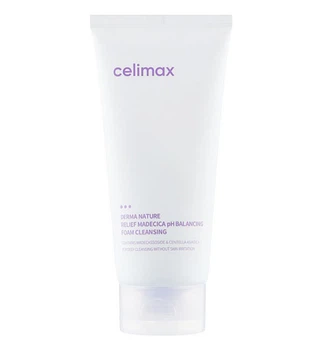 Мягкая пенка для умывания Celimax Relief Madecica Ph Balancing Foam Cleansing 150 мл