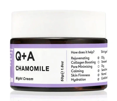 Ночной крем с экстрактом ромашки Q+A Chamomile Calming Night Cream 50 г
