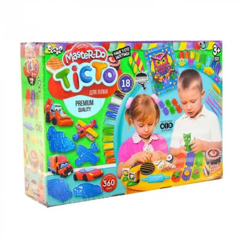 Тесто для лепки Danko Toys "18 цветов" в коробке (15389)