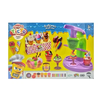 Тісто для ліплення Danko Toys "Фабрика морозива" у коробці (25061)