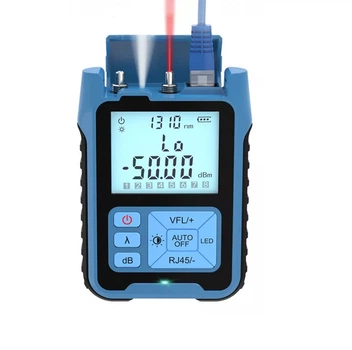 Мультитестер оптичний ZoeRax OPM VFL RJ45 15mw, візуальний локатор пошкоджень, вимірювач потужності
