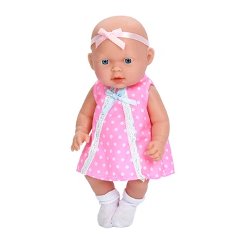 Інтерактивна іграшка Пупс Limo Toy 225-B-E(Pink-2) зі звуком, висота 26 см