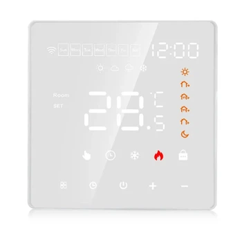 Терморегулятор для теплого пола In-Therm СЕНСОРНЫЙ PT 081 WHITE