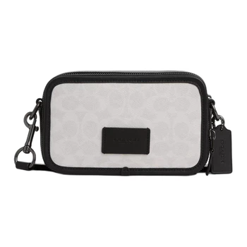 Сумка Coach Wyatt Crossbody In Signature Canvas через плече шкіряна коуч