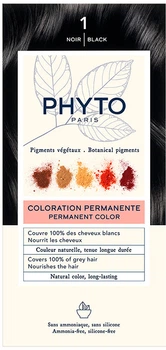 Krem koloryzujący do włosów Phyto Color 1-noir 4u bez amoniaku (3338221002501)