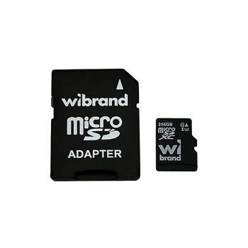 Карта пам'яті Wibrand 256Gb microSDXC UHS-1 U3 class 10 adapter SD (WICDHU3/256GB-A)