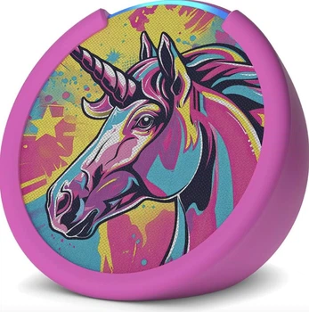 Детская смарт колонка Amazon Echo Pop Kids Unicorn (Английский/Испанский/Французский)