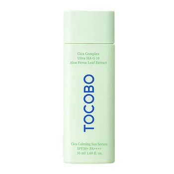 Солнцезащитный серум для чувствительной кожи Tocobo Cica Calming Sun Serum SPF50+ PA++++ 50 мл