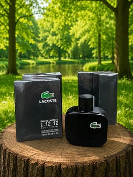 Парфуми Lacoste Eau De L.12 12 Noir Intense 100 мл чоловічі фужерно-деревний аромат з кавуном лавандою та темним шоколадом