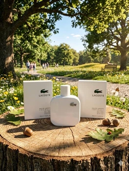 Парфуми Lacoste Eau De L.12.12 Blanc 100 мл чоловічі фужерний аромат з грейпфрутом кардамоном туберозою та кедром