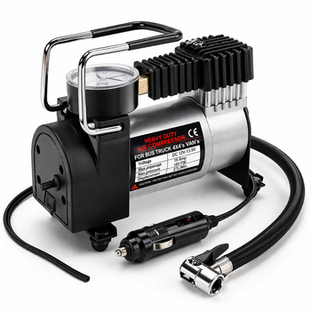 Автомобильный компрессор 12V Air pump AND XL-823 для шин • Портативный насос от прикуривателя для авто, внедорожника, микроавтобуса 57550/5