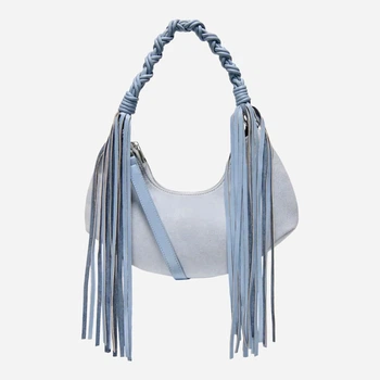 Сумка багет седло женская Only 15372334-Soft Chambray Голубая (5715833774954)