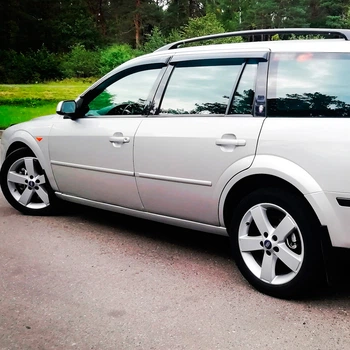 Дефлекторы окон VL-Tuning на Ford Mondeo III 00-07 универсал (накладные)