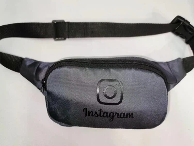 Сумка поясна дитяча Instagram спортивна 11*31 см сіра (Gno-03-31 сірий)