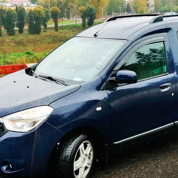 Дефлекторы окон VL-Tuning на Renault Lodgy/Dacia Lodgy 12- (накладные)