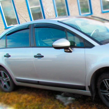 VL-Tuning Дефлекторы окон на Citroen C4 I 2004-2010 хэтчбек 5d (накладные)