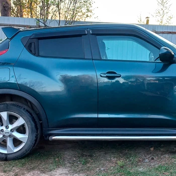 Дефлекторы окон VL-Tuning на Nissan Juke 2010- (накладные)