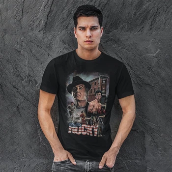 Футболка LOYS унисекс Rocky черный M