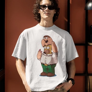 Футболка LOYS унисекс Family Guy (Gomer Simpson wht) белый XXL