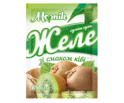 Желе со вкусом киви TM Monik 85 g