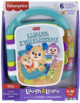 Książka z wierszykami Fisher-Price Ucz się i śmiej Polska wersja (194735381067)