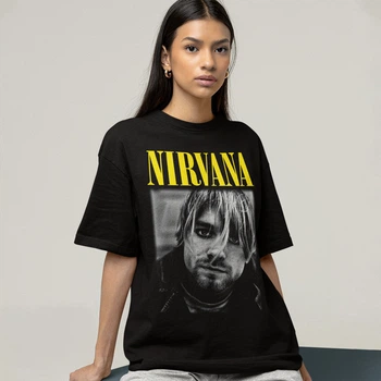 Футболка LOYS Nirvana (Kurt Cobain Portrait) чорний S
