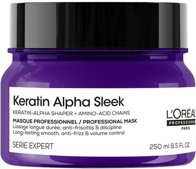 Maska do włosów L’Oreal Professionnel Paris Keratin Alpha Sleek keratynowa 250 ml (3474637335694)